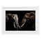 Stupell Industries Pachyderm Elephant Pair Framed Print Under Glass, design by Decent Exposures